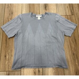 Pendleton Women's Silk Blend Sweater Gray Women's Sz L